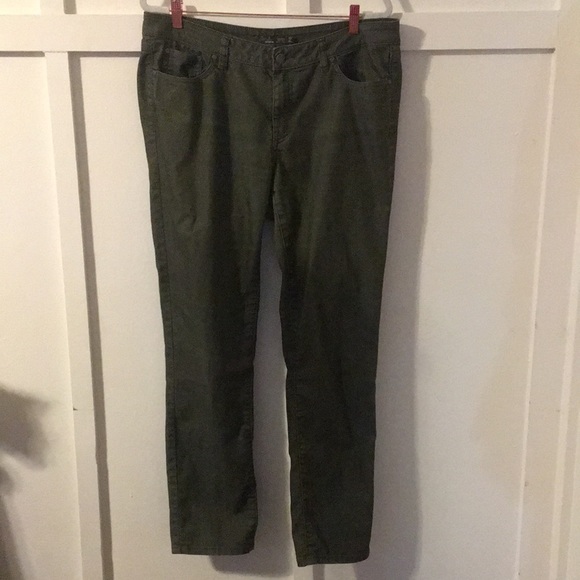 PrAna Kayla Olive Green Pants Sz 12/31 regular inseam - Picture 3 of 6